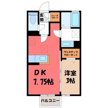 東結城駅 徒歩25分 2階の物件間取画像